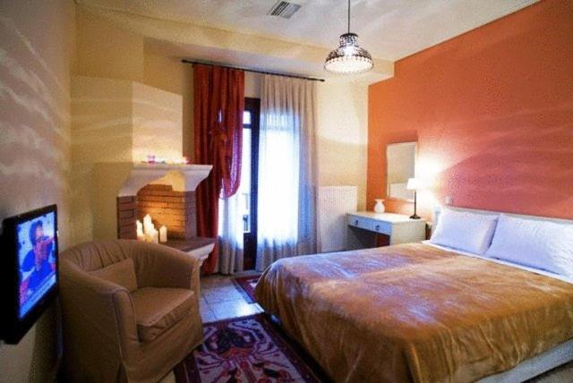 Отель La Casa Rossa Принос Экстерьер фото